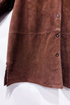 Chemise brune effet suède - Homme seconde main - Nygård- La Penderie du Paradis