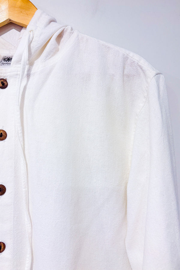 Chemise crème avec capuchon - Homme seconde main - Equinoxe- La Penderie du Paradis