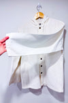 Chemise crème avec capuchon - Homme seconde main - Equinoxe- La Penderie du Paradis