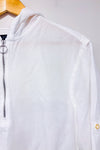 Chemise en lin blanche à capuchon - Homme seconde main - Zara- La Penderie du Paradis