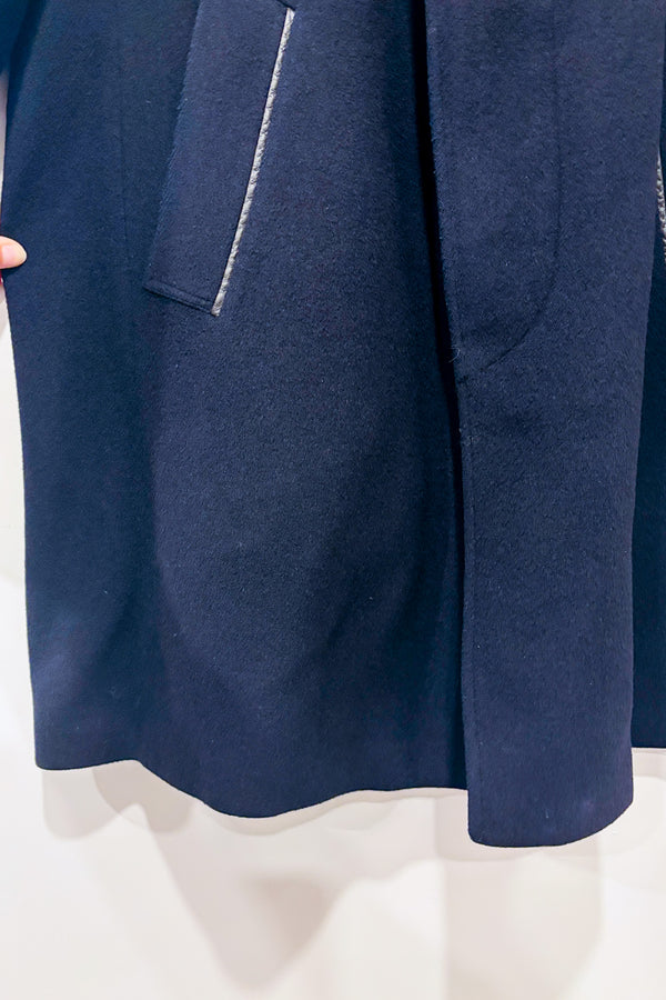 YY_Manteau marine en laine (l) - Homme-Biela-La Penderie du Paradis 🕊