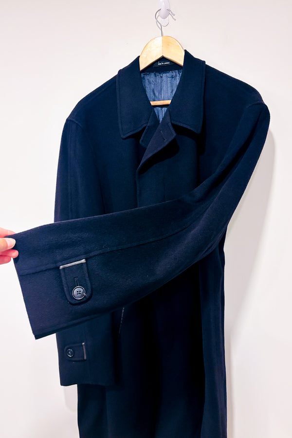 YY_Manteau marine en laine (l) - Homme-Biela-La Penderie du Paradis 🕊