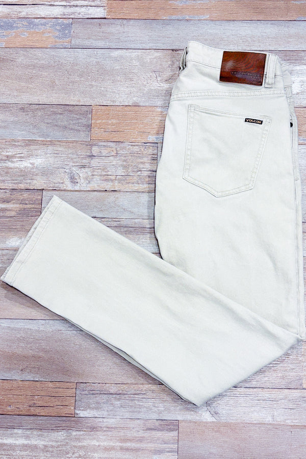 Jeans Vorta beige slim straight (s) - Homme-Volcom-La Penderie du Paradis 🕊
