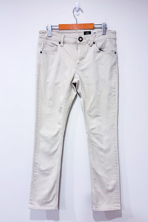 Jeans Vorta beige slim straight (s) - Homme-Volcom-La Penderie du Paradis 🕊