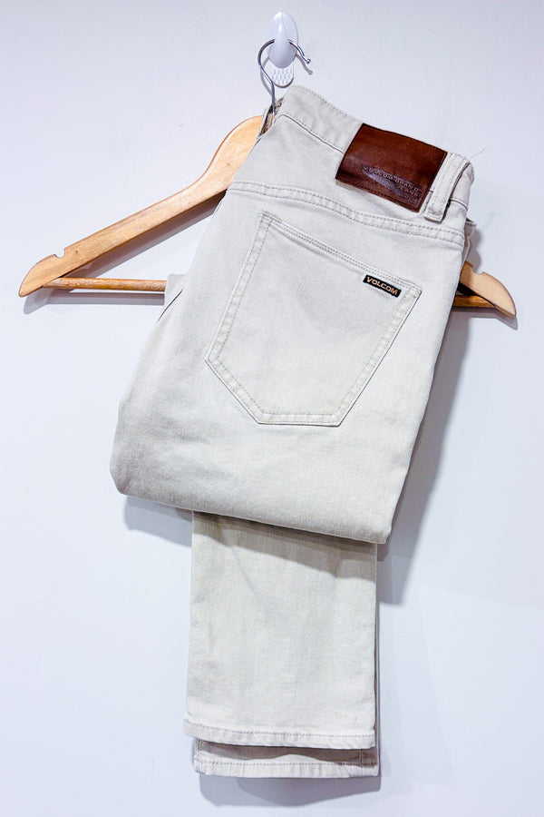 Jeans Vorta beige slim straight (s) - Homme-Volcom-La Penderie du Paradis 🕊