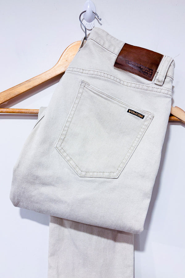 Jeans Vorta beige slim straight (s) - Homme-Volcom-La Penderie du Paradis 🕊
