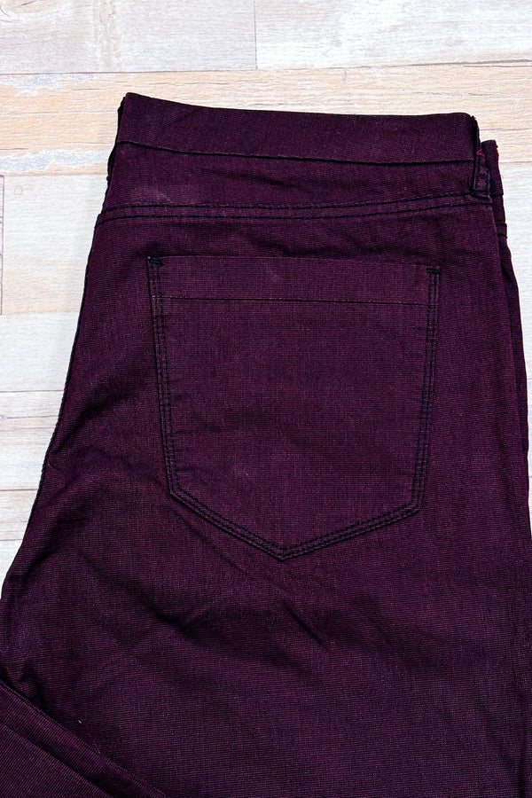 Pantalon bourgogne jambe droite (xl) - Homme-Simons-La Penderie du Paradis 🕊