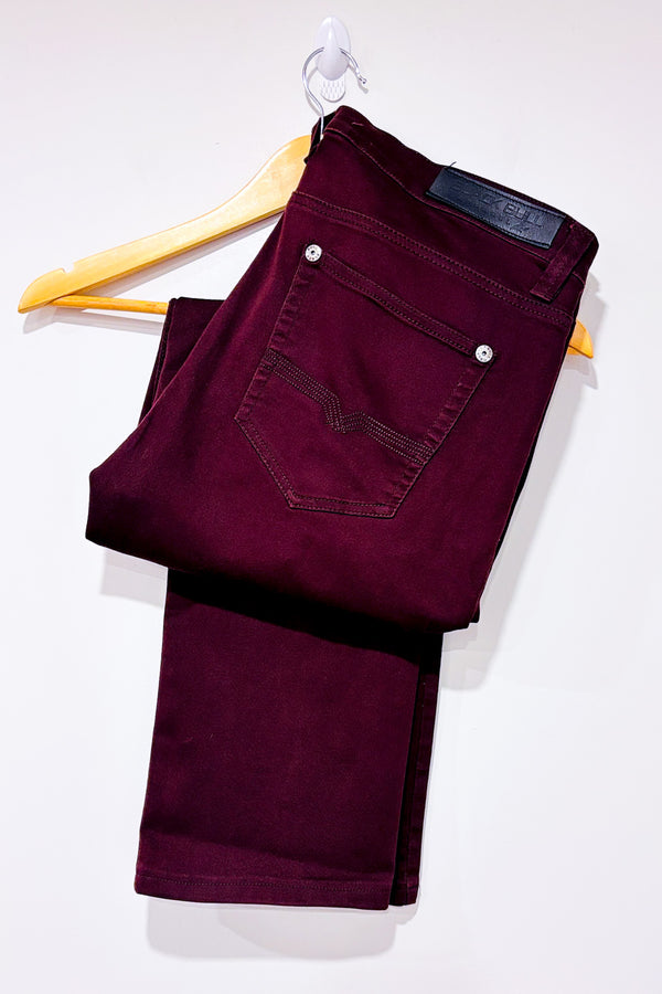 Pantalon bourgogne extensible (xl) - Homme *-Black Bull-La Penderie du Paradis 🕊