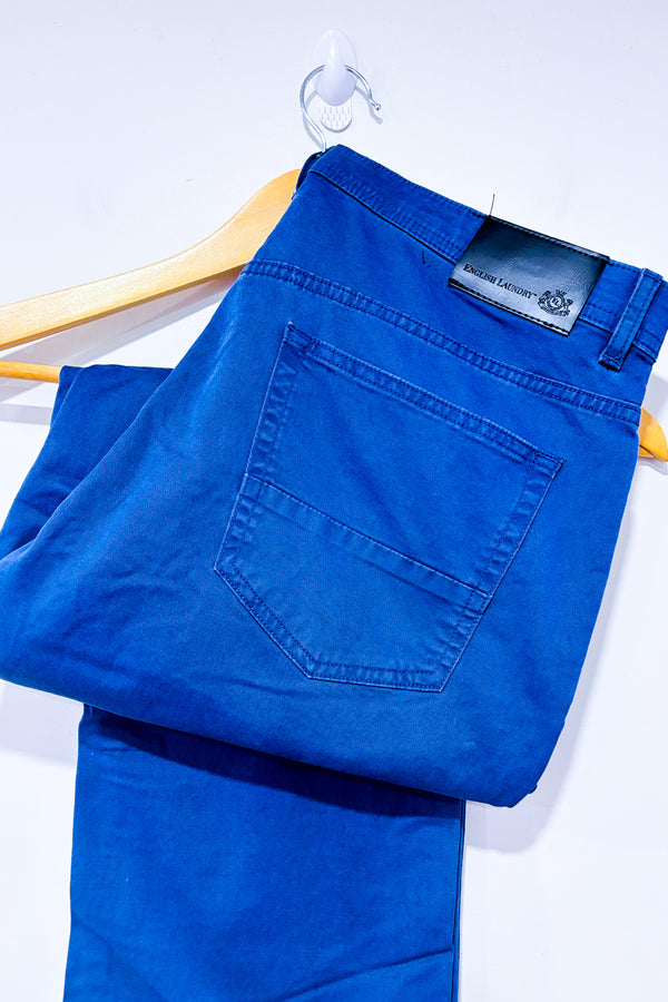 Pantalon chino bleu - Homme seconde main - English Laundry- La Penderie du Paradis