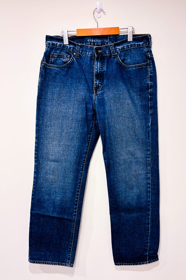 Jeans bleu jambe droite - Homme seconde main - Chaps- La Penderie du Paradis