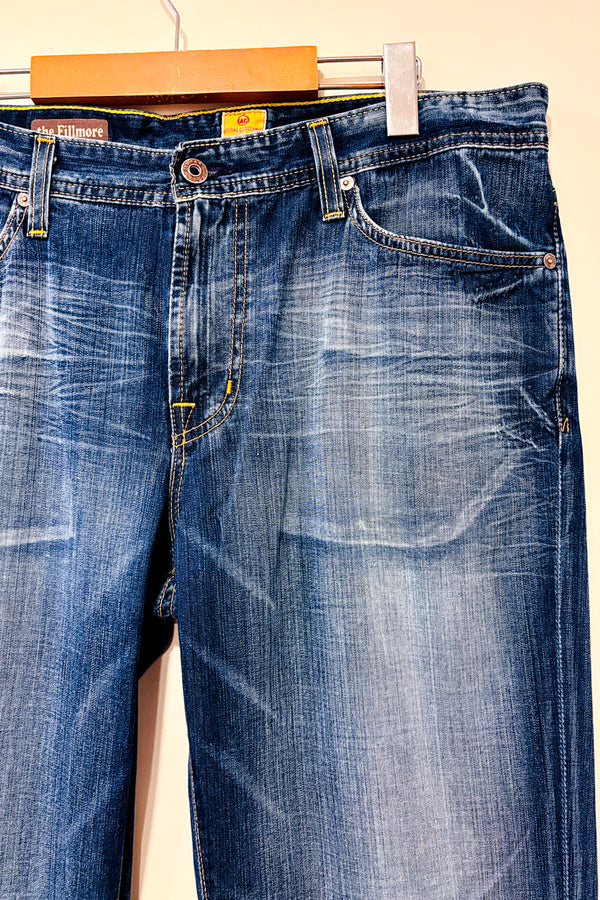 Jeans bleu délavé - Homme* seconde main - Adriano Goldshmied- La Penderie du Paradis