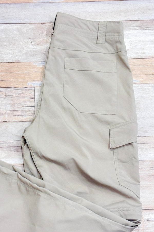 Pantalon plein air beige convertible - Homme* seconde main - Columbia- La Penderie du Paradis