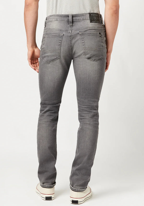 Jeans slim gris - Homme* seconde main - Buffalo David Bitton- La Penderie du Paradis