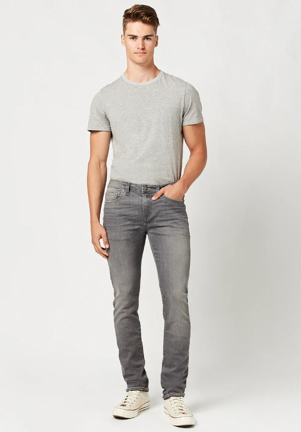 Jeans slim gris - Homme* seconde main - Buffalo David Bitton- La Penderie du Paradis