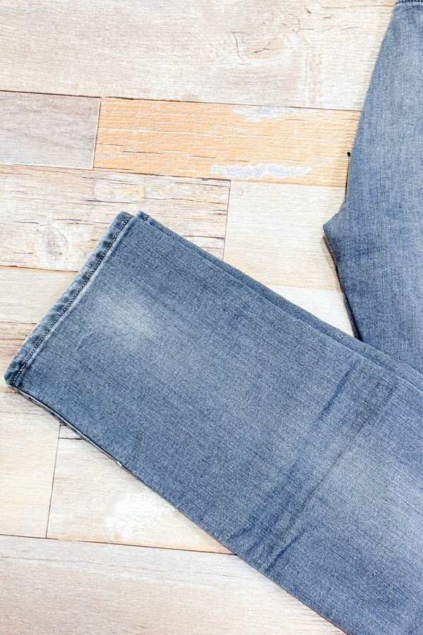 Jeans slim gris - Homme* seconde main - Buffalo David Bitton- La Penderie du Paradis
