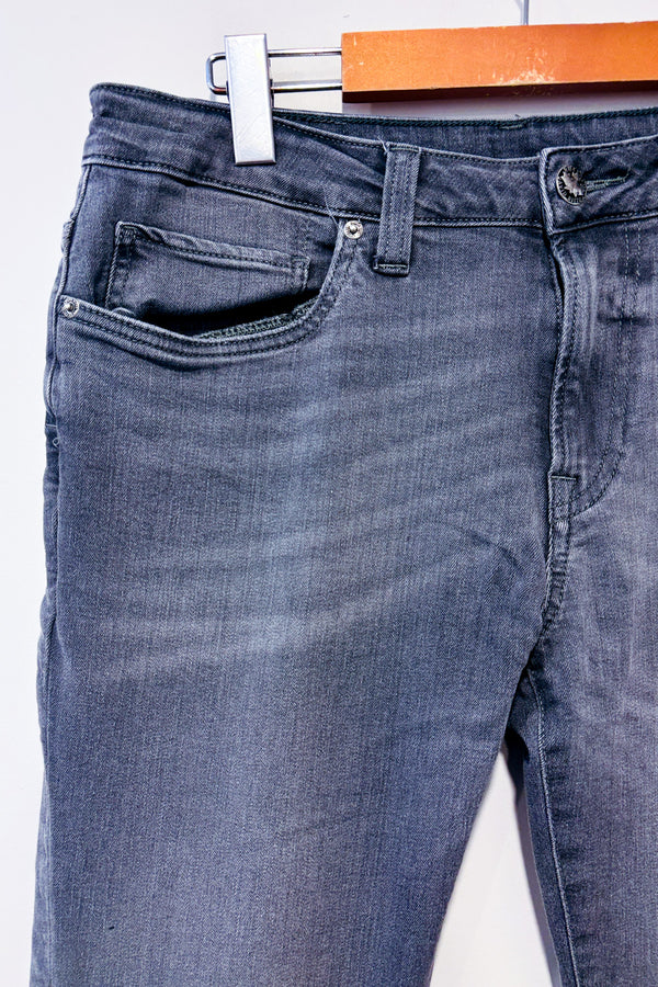 Jeans slim gris - Homme* seconde main - Buffalo David Bitton- La Penderie du Paradis