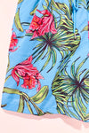 Maillot de bain bleu motif hawaïen - Homme seconde main - Cove- La Penderie du Paradis
