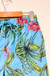 Maillot de bain bleu motif hawaïen - Homme seconde main - Cove- La Penderie du Paradis