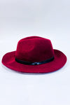 Chapeau bourgogne en laine (m)-Zara-La Penderie du Paradis 🕊