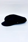Casquette gavroche noire en coton* seconde main - Brixton- La Penderie du Paradis