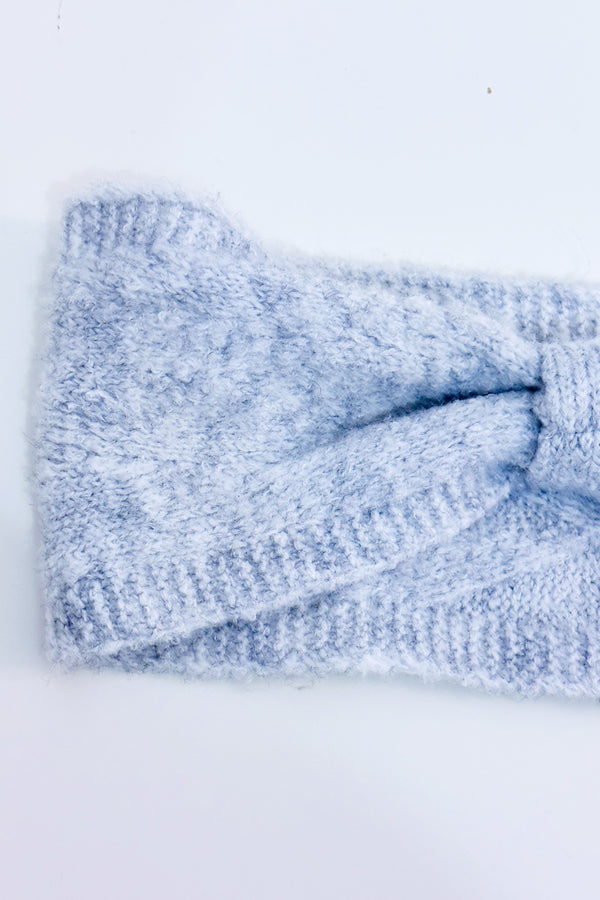Bandeau gris en tricot torsadé seconde main - Autres- La Penderie du Paradis