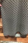 Haut ample gris et noir avec motifs (3X) seconde main Collection Michel Studio