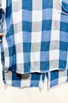 Haut bleu et blanc à carreaux (s) seconde main RW&CO