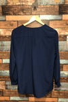 Haut bleu fluide (m/l) seconde main Style&Co