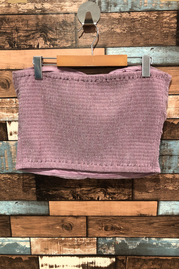 Haut bustier rose scintillant (xl) seconde main Suzy Shier