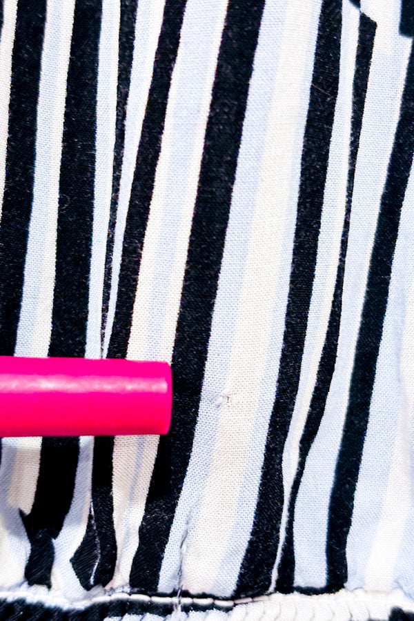 Haut cache-coeur bleu rayé (s)-Banana Republic-La Penderie du Paradis 🕊