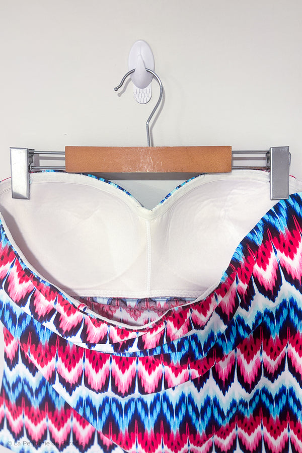 Haut de maillot de bain multicolore (l) seconde main Captiva by Christina