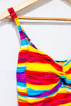 Haut de maillot de bain rayé multicolore (32DD) -- La Penderie du Paradis ?