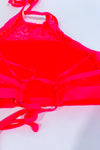 Haut de maillot de bain rose néon en dentelle haut licou (m)-Ardene-La Penderie du Paradis 🕊