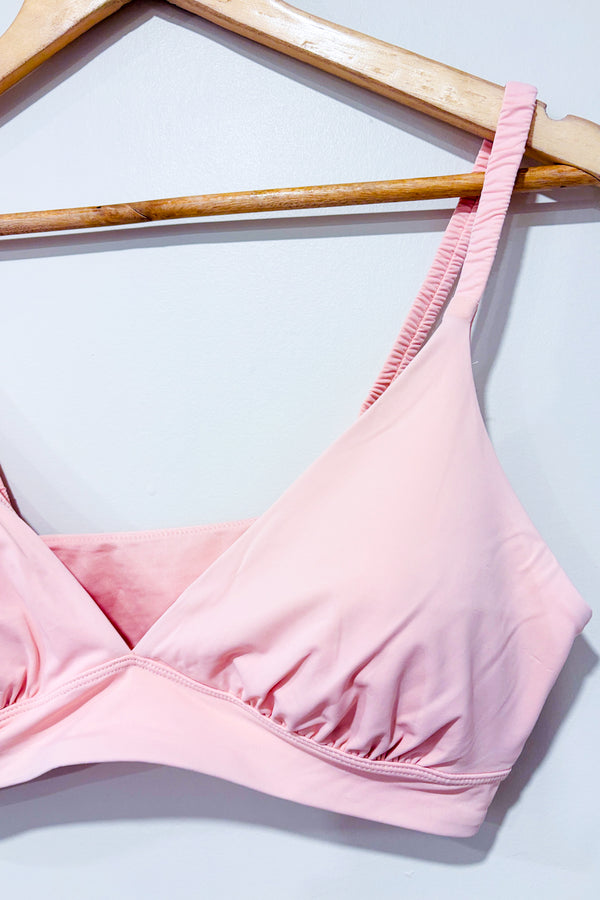 Haut de maillot de bain rose pâle (l)-La Vie en Rose-La Penderie du Paradis 🕊