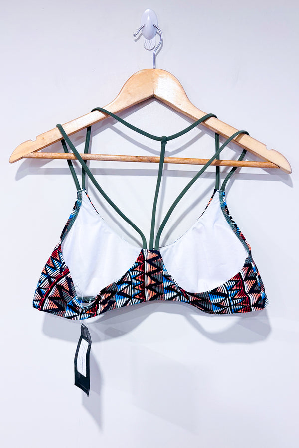 Haut de maillot de bain rouge bleu et vert à motifs (xl)-Ripzone-La Penderie du Paradis 🕊