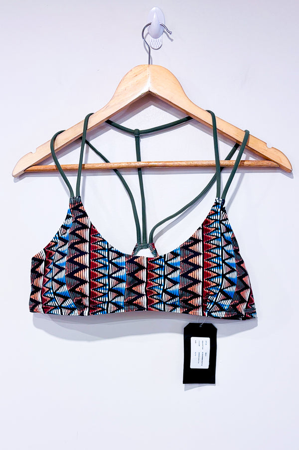 Haut de maillot de bain rouge bleu et vert à motifs (xl)-Ripzone-La Penderie du Paradis 🕊