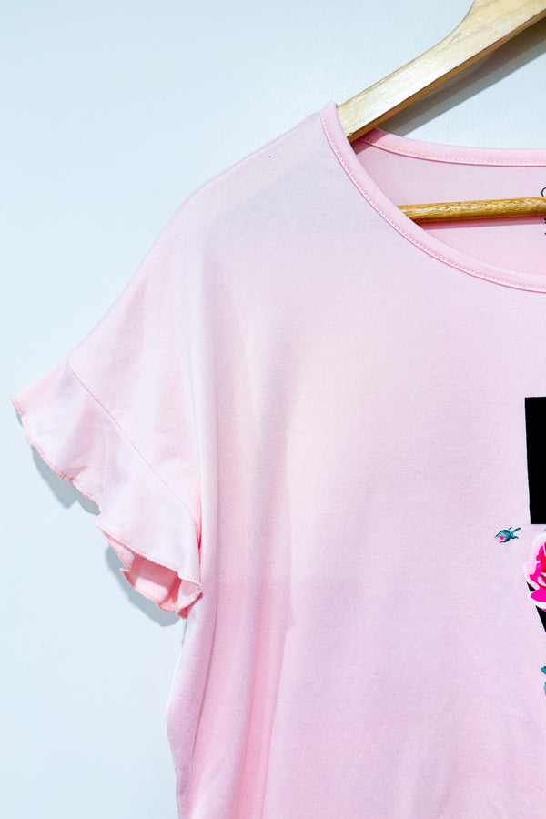 Haut de pyjama rose ''love'' (m)-Carisma-La Penderie du Paradis 🕊