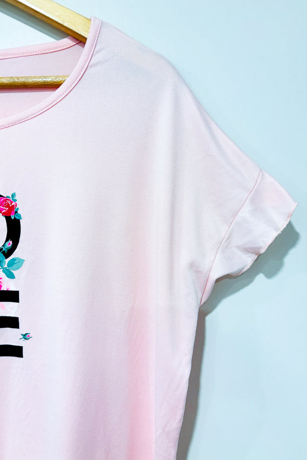 Haut de pyjama rose ''love'' (m)-Carisma-La Penderie du Paradis 🕊