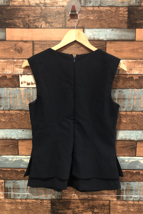 Haut marine sans manche (xs) seconde main Le Château