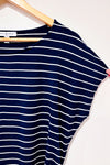 Haut rayé marine et blanc avec côtés ajustables (l) - Maternité-Envie de Fraise-La Penderie du Paradis 🕊