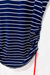 Haut rayé marine et blanc avec côtés ajustables (l) - Maternité-Envie de Fraise-La Penderie du Paradis 🕊