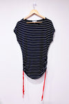 Haut rayé marine et blanc avec côtés ajustables (l) - Maternité-Envie de Fraise-La Penderie du Paradis 🕊