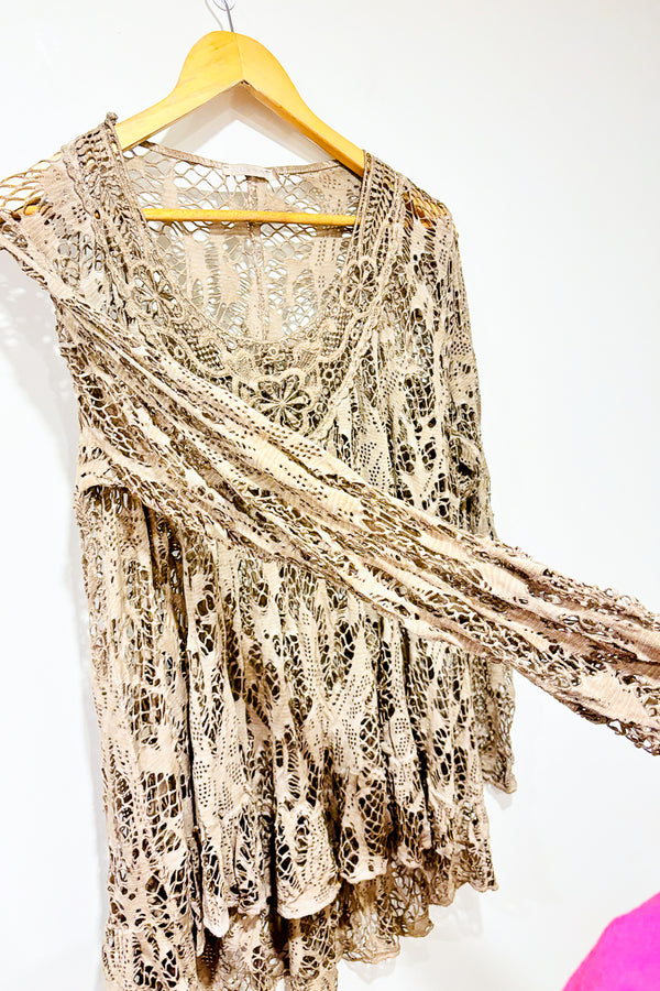Haut taupe en maille (m/l) seconde main Autres