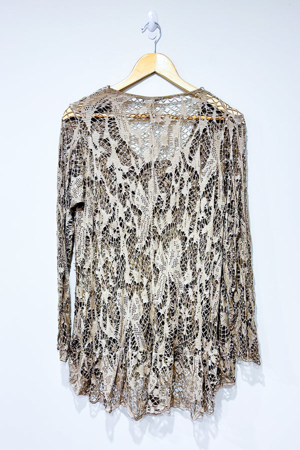 Haut taupe en maille (m/l) seconde main Autres