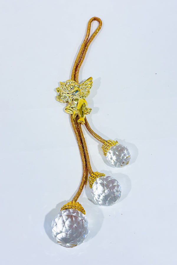 Décoration de Noël - Pendentif or avec diamants-Autres-La Penderie du Paradis 🕊