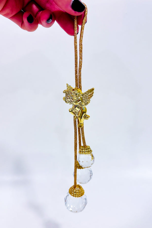 Décoration de Noël - Pendentif or avec diamants-Autres-La Penderie du Paradis 🕊