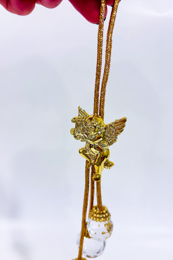 Décoration de Noël - Pendentif or avec diamants-Autres-La Penderie du Paradis 🕊