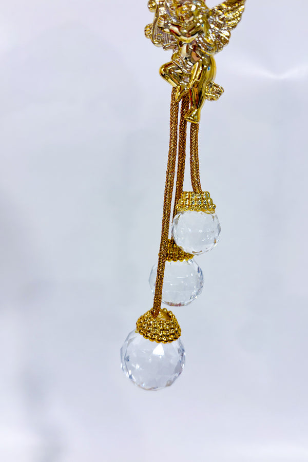 Décoration de Noël - Pendentif or avec diamants-Autres-La Penderie du Paradis 🕊