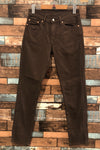 Jeans 511 brun jambe droite (xs) - Homme seconde main Levi's