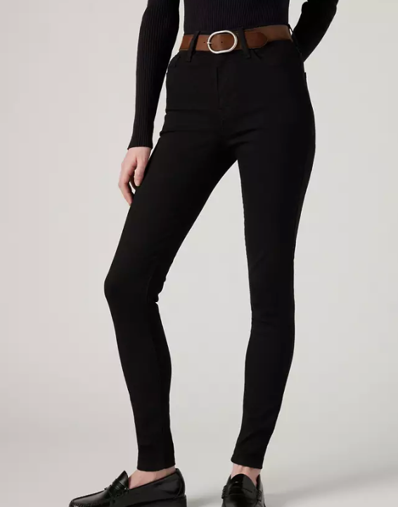 Jeans 720 noir high-rise super skinny (s)-Levi's-La Penderie du Paradis 🕊